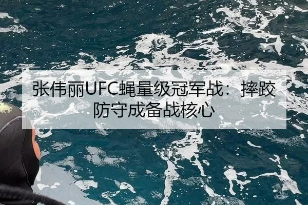 张伟丽UFC蝇量级冠军战：摔跤防守成备战核心